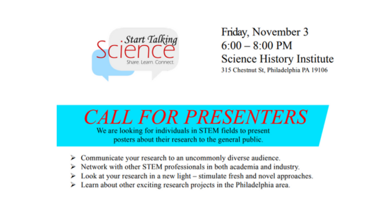 Submit a summary of your research for Start Talking Science by August 11, 2023.